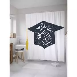 Штора-занавеска для ванной JOYARTY
