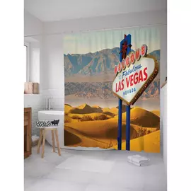 Штора-занавеска для ванной JOYARTY