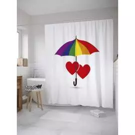 Штора-занавеска для ванной JOYARTY