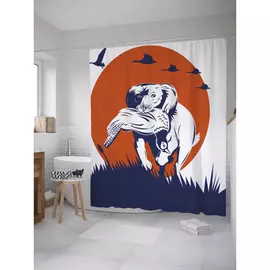 Штора-занавеска для ванной JOYARTY