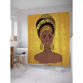 Штора-занавеска для ванной JOYARTY