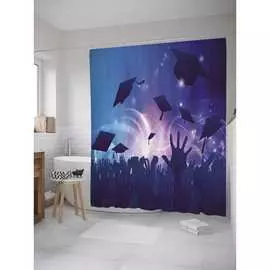 Штора-занавеска для ванной JOYARTY