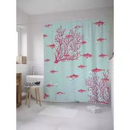 Штора-занавеска для ванной JOYARTY