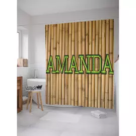 Штора-занавеска для ванной JOYARTY