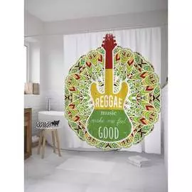 Штора-занавеска для ванной JOYARTY