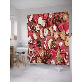 Штора-занавеска для ванной JOYARTY