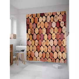 Штора-занавеска для ванной JOYARTY