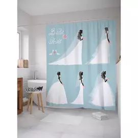 Штора-занавеска для ванной JOYARTY