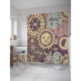 Штора-занавеска для ванной JOYARTY