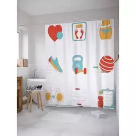 Штора-занавеска для ванной JOYARTY