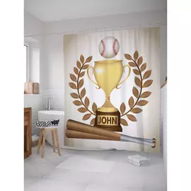 Штора-занавеска для ванной JOYARTY