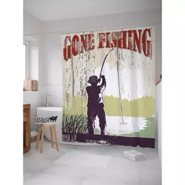 Штора-занавеска для ванной JOYARTY