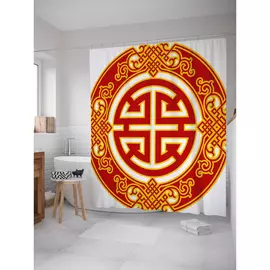 Штора-занавеска для ванной JOYARTY