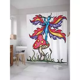 Штора-занавеска для ванной JOYARTY