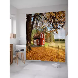 Штора-занавеска для ванной JOYARTY