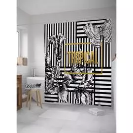 Штора-занавеска для ванной JOYARTY