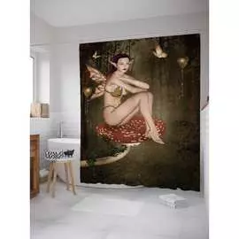 Штора-занавеска для ванной JOYARTY