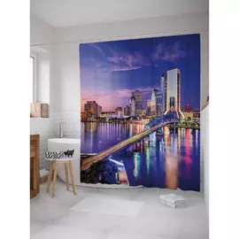 Штора-занавеска для ванной JOYARTY