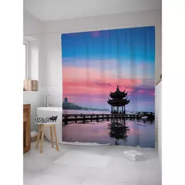 Штора-занавеска для ванной JOYARTY