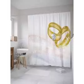 Штора-занавеска для ванной JOYARTY