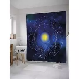 Штора-занавеска для ванной JOYARTY