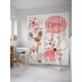 Штора-занавеска для ванной JOYARTY