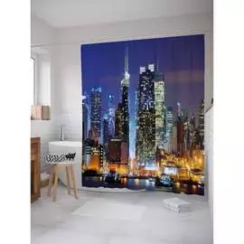 Штора-занавеска для ванной JOYARTY