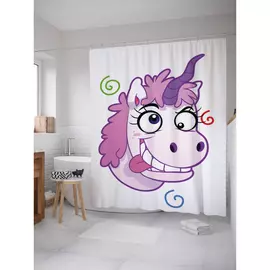 Штора-занавеска для ванной JOYARTY