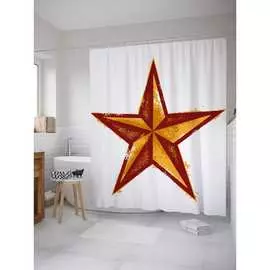 Штора-занавеска для ванной JOYARTY