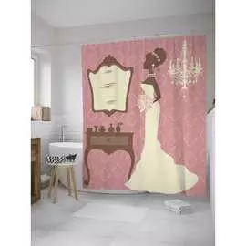 Штора-занавеска для ванной JOYARTY