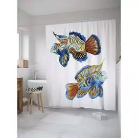 Штора-занавеска для ванной JOYARTY