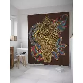 Штора-занавеска для ванной JOYARTY