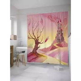 Штора-занавеска для ванной JOYARTY