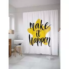 Штора-занавеска для ванной JOYARTY