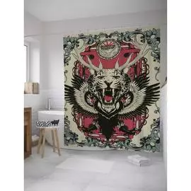 Штора-занавеска для ванной JOYARTY