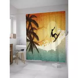 Штора-занавеска для ванной JOYARTY