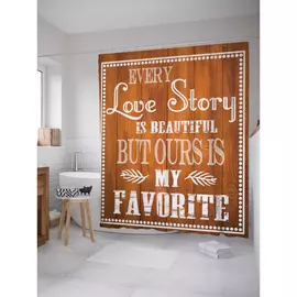 Штора-занавеска для ванной JOYARTY