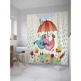 Штора-занавеска для ванной JOYARTY