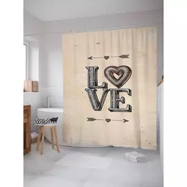 Штора-занавеска для ванной JOYARTY