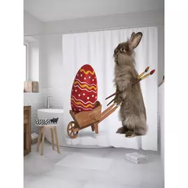 Штора-занавеска для ванной JOYARTY