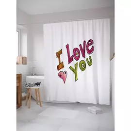 Штора-занавеска для ванной JOYARTY