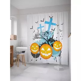 Штора-занавеска для ванной JOYARTY