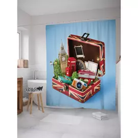 Штора-занавеска для ванной JOYARTY