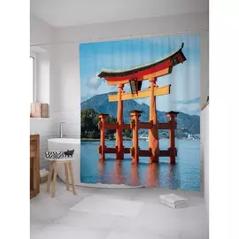 Штора-занавеска для ванной JOYARTY