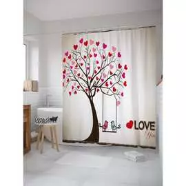 Штора-занавеска для ванной JOYARTY