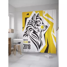 Штора-занавеска для ванной JOYARTY