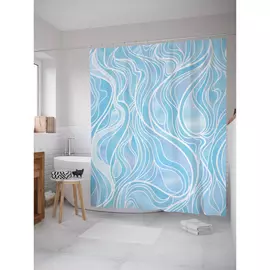 Штора-занавеска для ванной JOYARTY