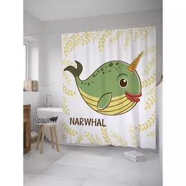 Штора-занавеска для ванной JOYARTY