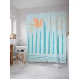 Штора-занавеска для ванной JOYARTY