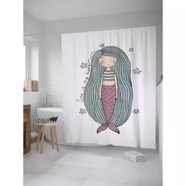 Штора-занавеска для ванной JOYARTY